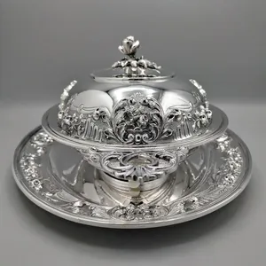 Casserole en acier inoxydable de qualité supérieure, durable et écologique avec couvercle |   Pour un usage domestique et commercial, design classique pour tous les types de cuisinières - Product Image 2