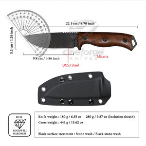 Couteaux de chasse de haute qualité à marque privée, couteaux de chasse à bas prix avec revêtement en poudre, couteaux de chasse sur mesure - Product Image 2