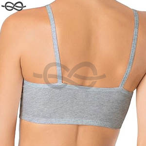 Sujetador deportivo de algodón con correa para mujer de la mejor calidad para entrenamientos de yoga Fitness uso diario transpirable y estilo simple - Product Image 6