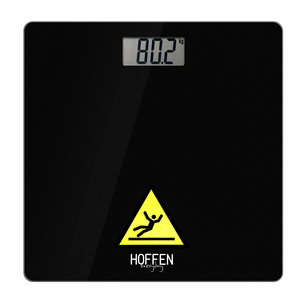 Báscula Digital Hoffen BS-6039 NEGRA, Capacidad de 180 kg, Plataforma de Vidrio Templado, Sensor de Alta Precisión, Encendido/Apagado Automático, Batería para - Product Image 6