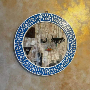 Unique Indian Handmade Bone Inlay Art Deco Design <b>Lightweight</b> Modern Customizable <b>Wall</b> <b>Mirror</b> Decorative Frame High Quality Home - Product Image 3