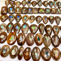 Pierres précieuses en vrac de bonne qualité Matrix Boulder Opal Free Size Unset Gems
