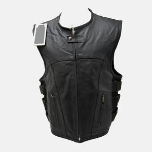 Gilet en cuir de vache pour homme, vente chaude, de haute qualité, respirant, pour l'hiver, prix de gros - Product Image 1