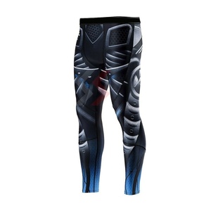 Hot Sale Spats <b>Leggings</b> for Men's <b>Polyester</b> Spandex MMA Workout Sublimated Running Tights MMA Spats <b>Leggings</b> Cheap Price - Product Image 1