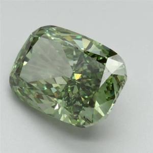 Diamante Suelto de 2.00ct, Corte Cojín Alargado, Verde Fantasía, Cultivado en Laboratorio, IGI, VS1, Precio de Fábrica, Venta al Por Mayor - Product Image 1