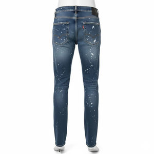 Nuevos Jeans de Moda al por Mayor para Hombre, Talla Grande, Corte Recto, Transpirables, de Mezclilla, Servicio OEM, Diseño Personalizado - Product Image 2
