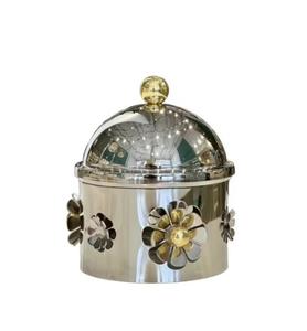 Bol de service en aluminium de la plus haute qualité, écologique, pour les mariages et les tables d'hôtel, pour servir des fruits secs - Product Image 1