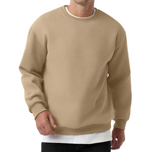 Sudadera de Felpa de Algodón Extra Grande con Hombros Caídos, Estilo Urbano, Sensación Suave, Diseño Holgado y Relajado para Uso Diario - Product Image 3