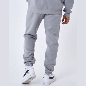 Chándal Unisex Personalizado de Algodón 100% con Hombros Caídos, Color Sólido, Dobladillo y Puños Acordonados, Lavado Ácido, Estampado Informal - Product Image 4