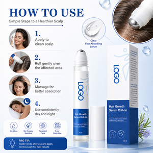 Natural Rosemary Hair Growth Serum Scalp Care Treatment For Women Men Hair Strengthening And Moisture Support - Product Image 6