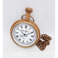 Horloge murale classique à chiffres romains, vintage, en laiton électroplaqué, de collection, avec mouvement à aiguilles fait main, diamètre 4,5 cm, vente en gros