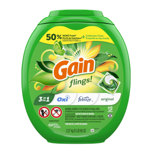 Gain Laundry Pods 3-en-1 Capsules de détergent, Utilisation facile, Exportation en vrac - Product Image 5