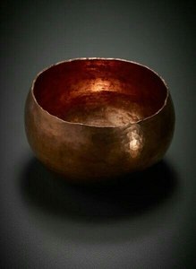 Elegante Plato para Servir para el Hogar, Hotel y Restaurante, Frutero Decorativo, Plato para Servir Ensaladas de Metal Plateado, Gran Tazón de Cobre - Product Image 5