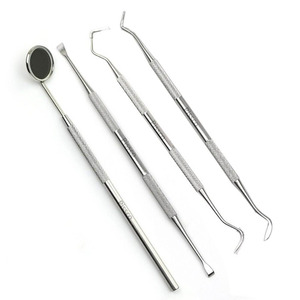 Fournisseur d'outils dentaires PISSCO, instruments dentaires de haute qualité, outils dentaires manuels, outils dentaires abordables à vendre, 4 pièces - Product Image 1