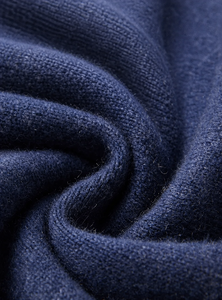 BSCI Certified Factory <strong>Men's</strong> 100% Pure Cashmere Full-Zip <strong>Cardigan</strong> with Turtleneck Collar Premium Quality Winter Season - Product Image 4