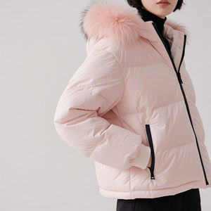 Chaqueta acolchada de Invierno para mujer con logotipo personalizable 2025, gruesa, a prueba de viento, impermeable, talla grande, abrigo cálido, lona transpirable de algodón - Product Image 5