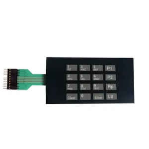 Anti-uv Waterproof Durable 18 Key Fuel Dispenser Membrane Keyboard Keypad