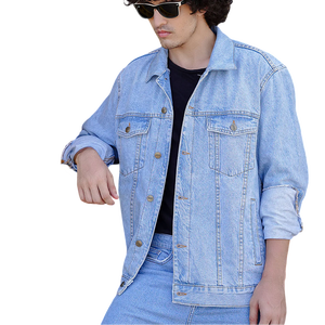 แจ็กเก็ตยีนส์สำหรับผู้ชายเสื้อแจ็กเก็ตผ้าเดนิมสไตล์ใหม่ล่าสุด - Product Image 2