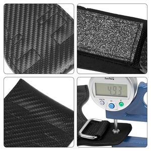 Nouveauté Fitness haltérophilie réglable meilleures poignées de gymnastique pour hommes filles sans doigts poignées de gymnastique en carbone Service OEM - Product Image 5