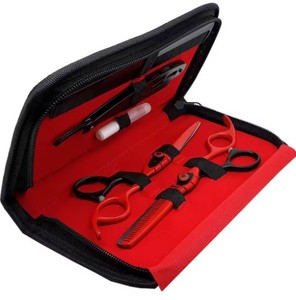 Tijeras de Peluquería Profesionales Personalizadas para Cabello Liso, Recubrimiento de Titanio, Juego/Kit de Tijeras de Corte de Cabello de Primera Calidad - Product Image 6