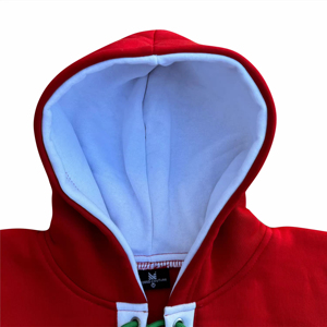 Custom Men's Winter Hip Hop <b>Hoodie</b> Long Sleeve Hooded Printing Fashion Pullover Regular Fit 310GSM 65% Cotton 35% Polyester - Product Image 3