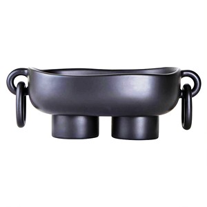 Plato de Servir Pulido a Mano con Borde Ondulado Blanco de Resina, Ecológico, Origen Indio, Apto para Lavavajillas, Arte Moderno, Estilo Antiguo, para Fiestas - Product Image 3