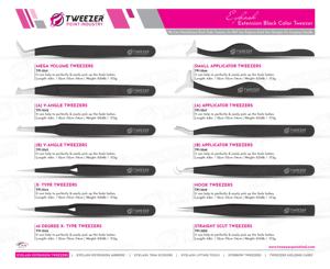 Pince à cils à bec d'oiseau de précision de haute qualité en acier inoxydable avec prise en main lisse et précision pour un usage professionnel - Product Image 6