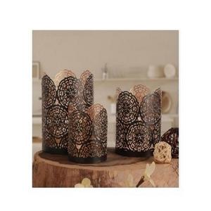 Fournisseur de bougies chauffe-plat en métal faites à la main Bougeoir en métal fini or Photophore classique en métal - Product Image 5