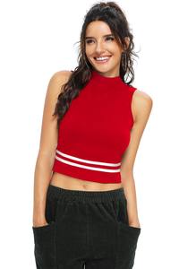 Indian Boutique Exclusive Best Red <b>Top</b> for <b>Women</b> Premium Export Quality Comfortable Polyester Knitting Latest Formal Designed - Product Image 3
