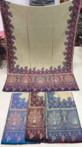 Custom made in a blend of geometric and floral designed woolen shawls in a wide range of designs and size for ladies and resale - Product Image 6
