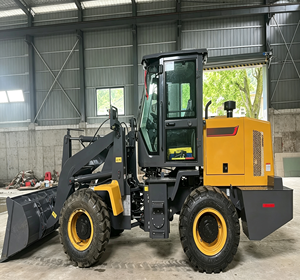 Nouvelle mini-chargeuse-pelleteuse diesel jaune de marque TOP BRAND, 2 tonnes, modèle LW200FM, capacité de godet 1,1-1,2 m, haute efficacité - Product Image 6