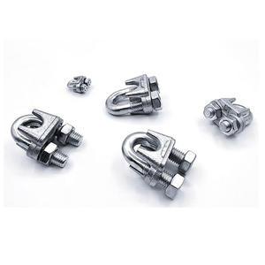 Abrazadera de cuerda de alambre de acero inoxidable SS304 Clip de cuerda de alambre 6mm 8mm 10mm 12mm 20mm DIN741 Snap - Product Image 5