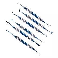 Kit de Instrumentos dentales compuestos 6-pcs Plasma Blue Tip Relleno compuesto Dental Scalar Set dental set instrumentos quirúrgicos - Product Image 2