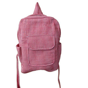 Sac à dos anti-vol matelassé en coton imprimé géométrique de style bohème, fait main, lavable, pour filles, idéal pour l'université et l'école, avec fermeture éclair - Product Image 1