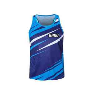 Gilet GAA à haute élasticité avec panneaux latéraux respirants en tricot évacuant l'humidité et logo quantité minimale de commande OEM - Product Image 6