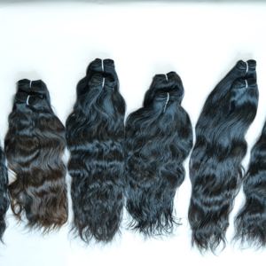 Extensiones de cabello Remy crudo indio para mujeres negras Color natural Ninguno Procesamiento químico Estilos de rizo de onda profunda suelta - Product Image 2