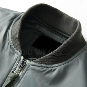 Blouson bombardier pour hommes en polyester imperméable blouson d'hiver bombardier à logo personnalisé nouveau design vente en gros - Product Image 3