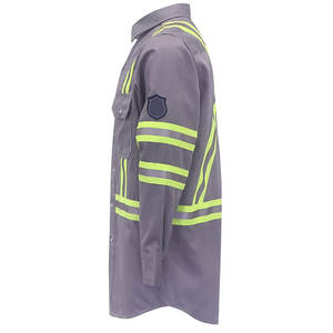 Most Demanded Design <b>Men</b> Safety Shirt Reasonable Rate Breathable Anti Wrinkle Hot Selling <b>Men</b> Safety Shirt with Latest Fabrics - Product Image 3