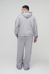 Sudadera con Capucha Premium para Hombre, Talla Grande, 100% Algodón Ecológico, Impresión por Transferencia, Tela Personalizada, Logotipo Personalizado, Venta al Por Mayor - Product Image 2