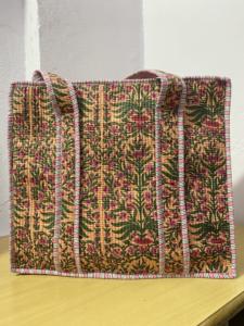 Quilted Tote Bag Women Fashion Shoulder Bag Unique Handmade Purse Trendy Fabric Handbag Stylish Quilted <b>Accessories</b> - Product Image 6