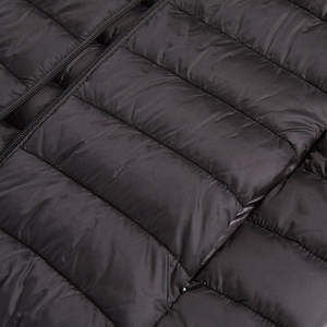 Chaqueta acolchada de manga larga con cuello levantado para hombre, últimos diseños, lona lisa, invierno, Puffer en blanco - Product Image 5