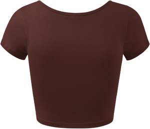 เสื้อครอปสตรีน้ำหนักเบาเสื้อครอปท็อปสไตล์ใหม่ล่าสุดราคาไม่แพง - Product Image 2