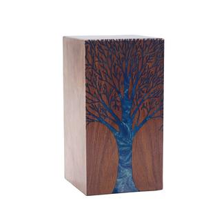 Personalized American Wooden Urn for Human Ashes <b>Large</b> Cremation Adult Burial <b>Box</b> 200 Cubic Inch Capacity Customizable Designs - Product Image 5