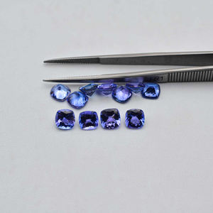 4mm Natural Tanzanite Faceted Coussin Cut Gemstone Pour Bijoux Pierre Semi Précieuse Prix de gros d'usine du fabricant - Product Image 3