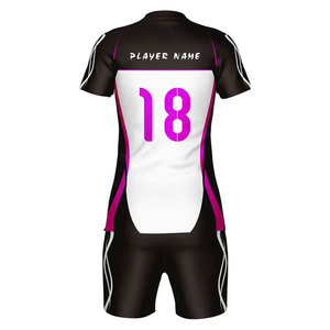 Uniformes de Voleibol de Diseño Único y Alta Calidad para Hombres y Mujeres, Ropa Deportiva para Equipos, Camiseta y Pantalones Cortos de Voleibol - Product Image 5