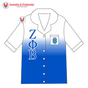 Zeta Phi Beta Sorority Embroidery Women <b>Satin</b> Silk <b>Pajama</b> set | ZPB Sorority Embroidered <b>Satin</b> Silk Women Set Ladies <b>Pajama</b> set - Product Image 4