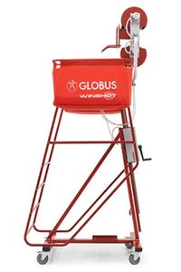 NUEVO EN OFERTA, Máquina Lanza Balones de Voleibol Profesional GLOBUS WINSHOT 1500, Equipo de Entrenamiento, Fabricado en Florida, Metal, Aluminio - Product Image 3