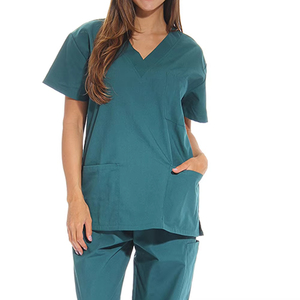 ชุดยูนิฟอร์มพยาบาลแบบยืดหยุ่นสำหรับผู้หญิง พร้อมโลโก้สั่งทำ ชุดสครับสำหรับโรงพยาบาล ชุดคลุมแล็บทางการแพทย์ ชุดยูนิฟอร์มพยาบาลหญิง ชุดสครับแบบขายส่ง - Product Image 3