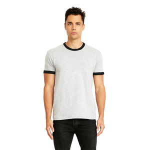 Diseña Tu Propia Camiseta Unisex de Algodón con Ribete en Contraste, Camiseta de Jersey Fino, Camiseta de Alta Calidad - Product Image 3