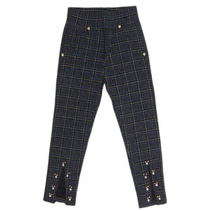 กางเกงผ้าฝ้ายเด็กผู้หญิง - สีดำ - Product Image 1